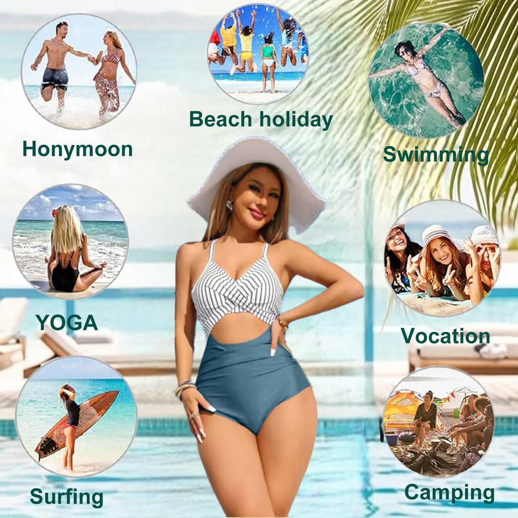 Fato de banho redutor mulher barra fatos de banho uma peça barriga lisa monokinis controlo de barriga cintura alta franzido decote em V sexy fato de banho redutor roupa de banho praia halter