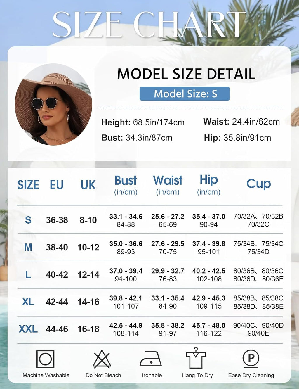 Svanco Fato de banho feminino redutor barriga plana, fato de banho sexy push up com enchimento, design de ombro com painéis de malha, ideal para praia e natação