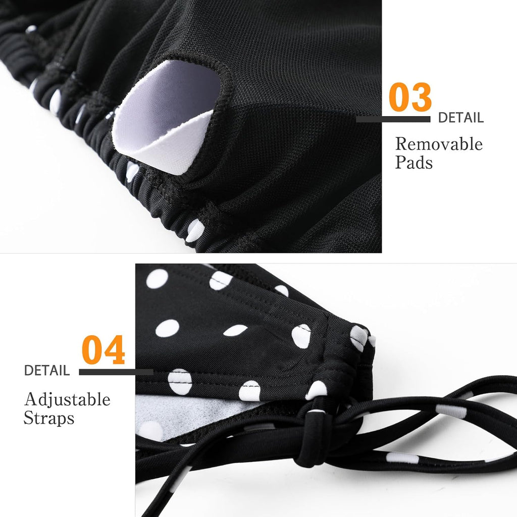 Genfien Conjunto de biquíni top triangular tanga fato de banho estampado floral decote em V duas peças