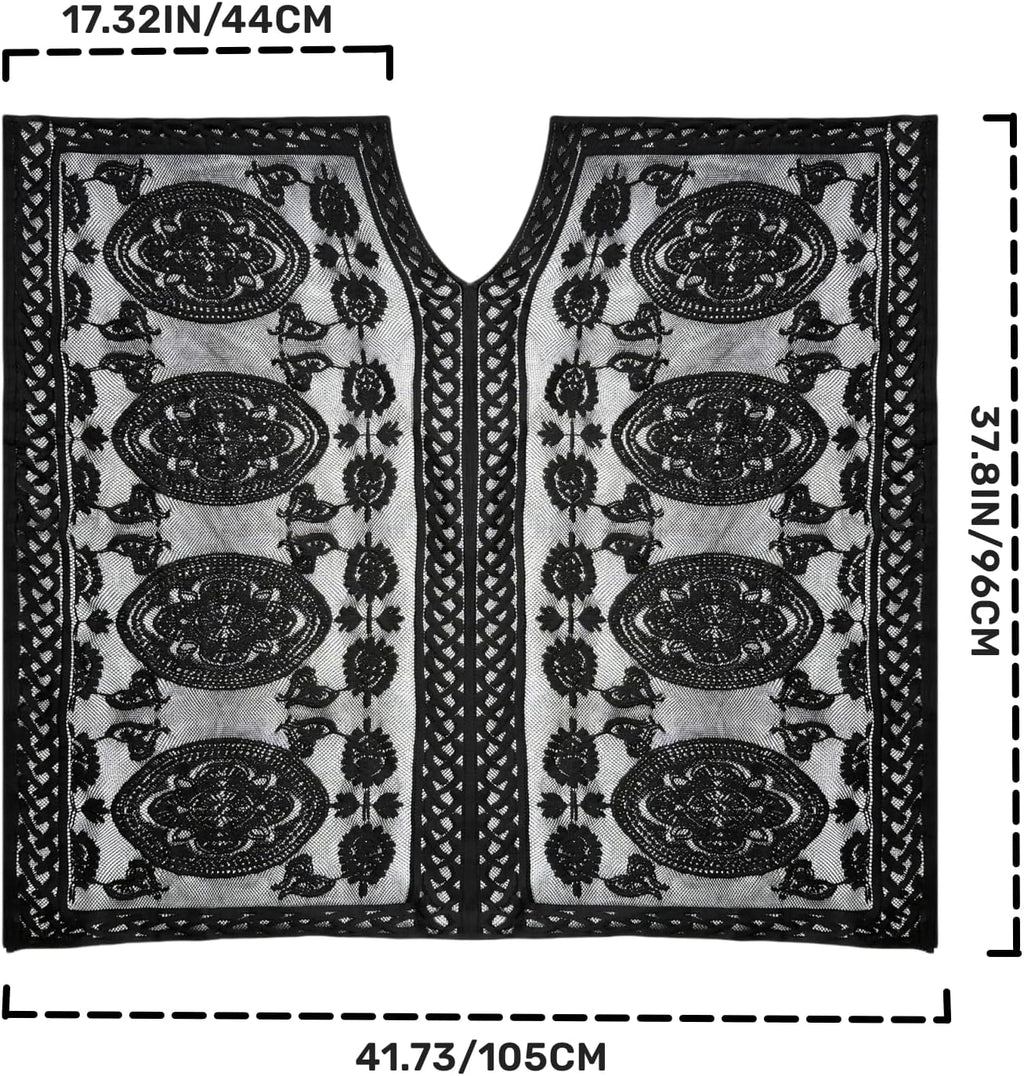 Vestido de Playa Sexy y Elegante de Encaje para Mujer, Pareo cubrebañador con Cuello en V para Vacaciones y Fiestas