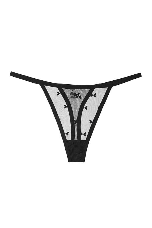 String Velor Noir