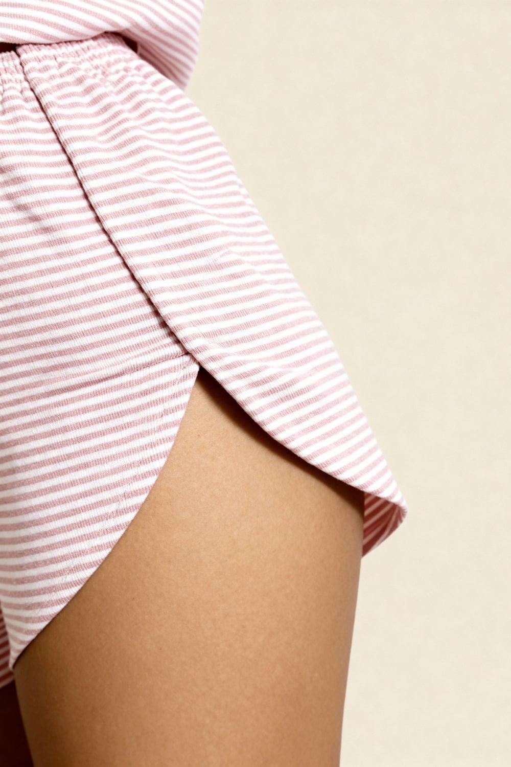 Carmen Rose slit shorts and crop top set